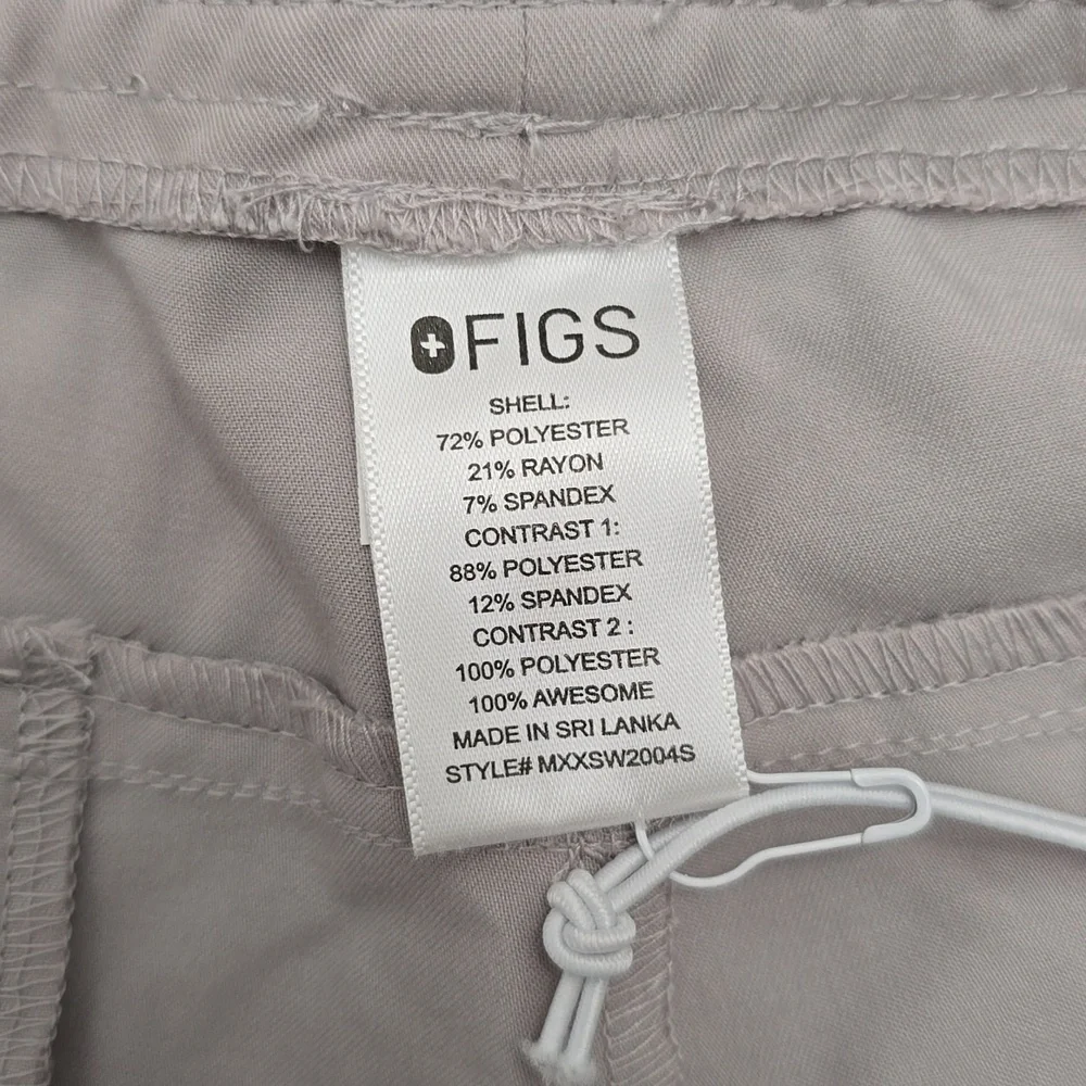 FIGS Joggers Mens 2XL Taupe Gray‎ Blue Pants New NWT